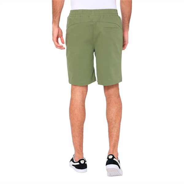 Fusion Twill 8" Men's Shorts, Olivine, extralarge-IND